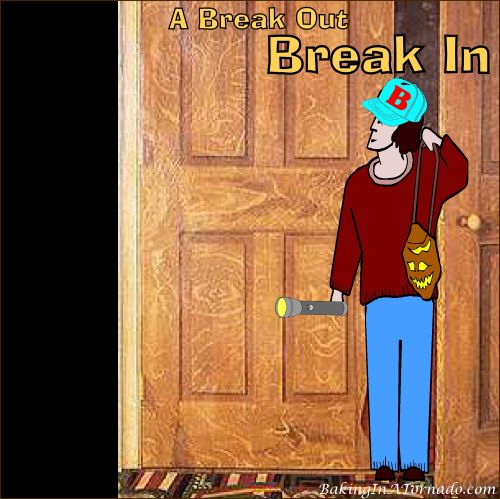 A Break Out Break In | graphic designed by, featured on and property of www.BakingInATornado.com | #MyGraphics