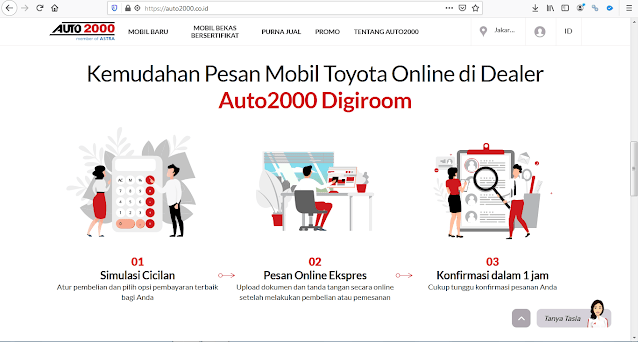 showroom toyota terdekat