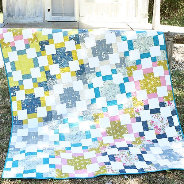 Quilt Inspiration Free Pattern Day Plus and Cross quilts