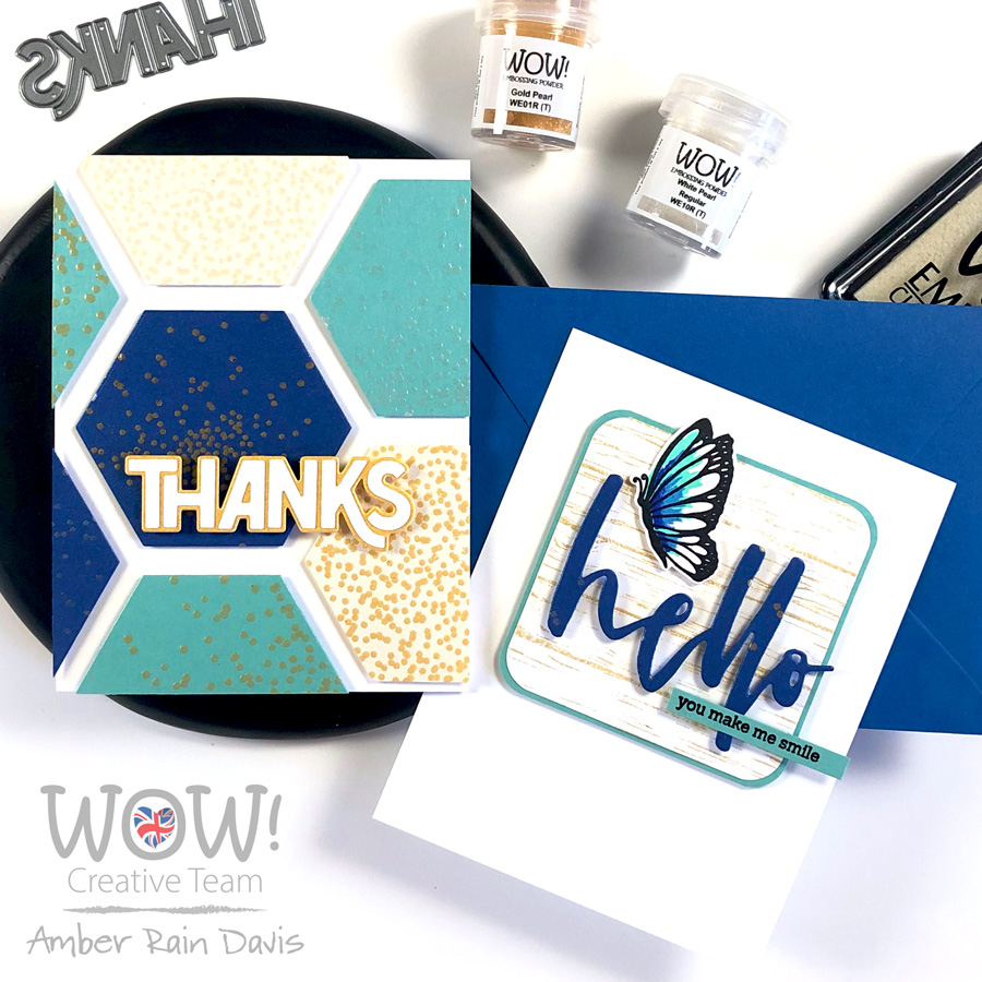 VIDEO Fun with Pearl Embossing & Metallic Cardstock