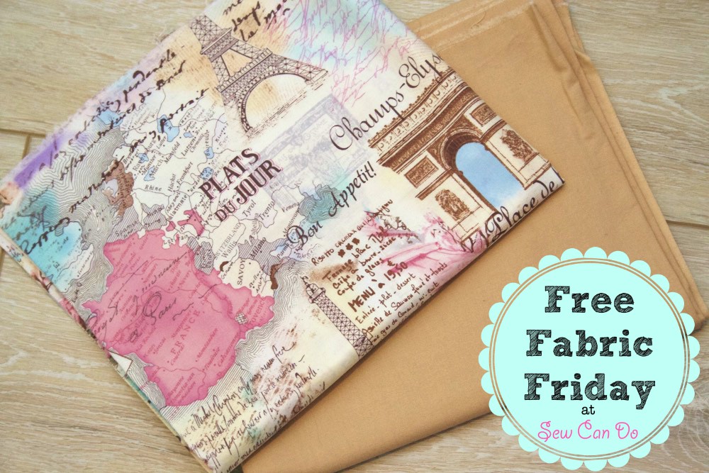Sew Can Do 2018's First FREE Fabric Friday!