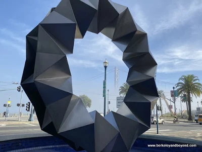 "Aurora" fountain sculpture by Ruth Asawa on Commonwealth Club Waterfront tour in San Francisco, California