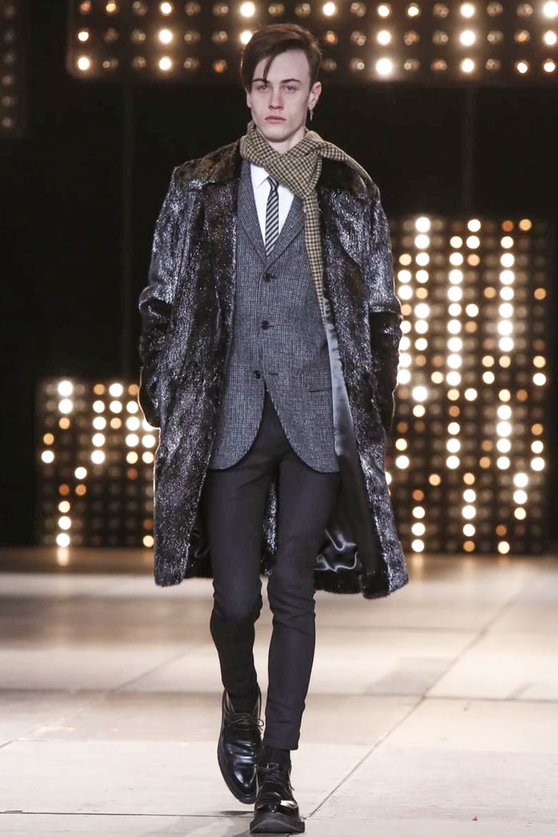 Fashion on the Couch: Saint Laurent Mens Fall/Winter 2014/2015 Runway Show