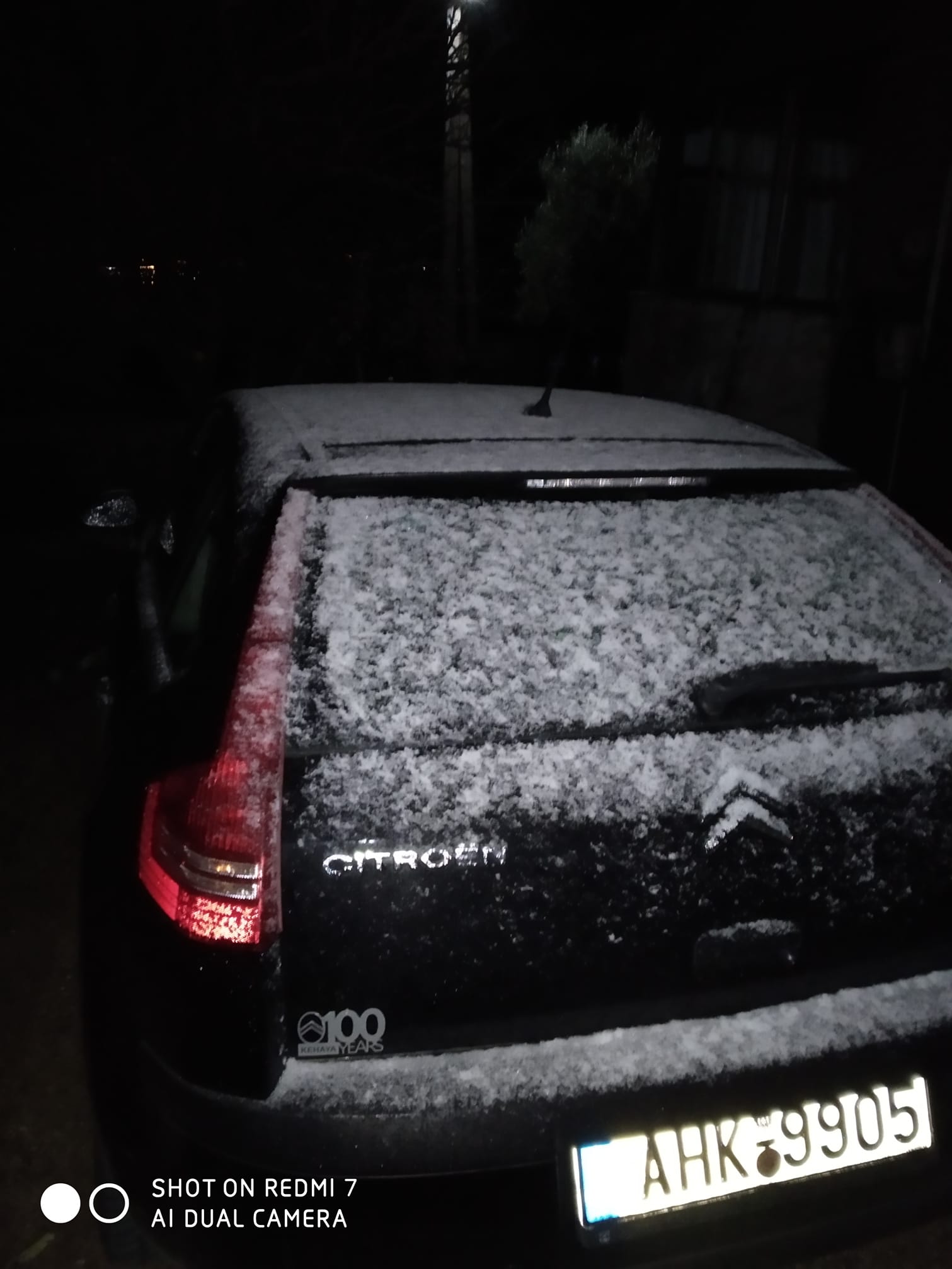 Ισχνή χιονόπτωση στην Ξάνθη – Το έστρωσε στο Δασικό Χωριό