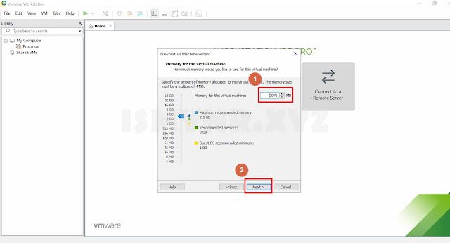 membuat vm di vmware