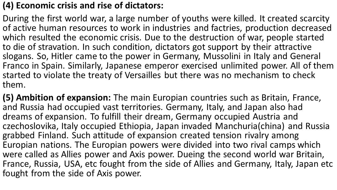 Causes Of Second World War Pdf