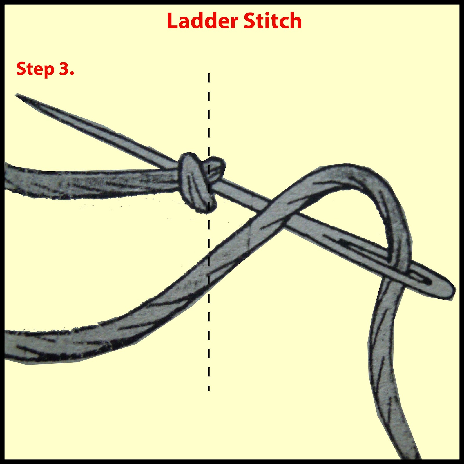 Craft Ideas Ladder Stitch