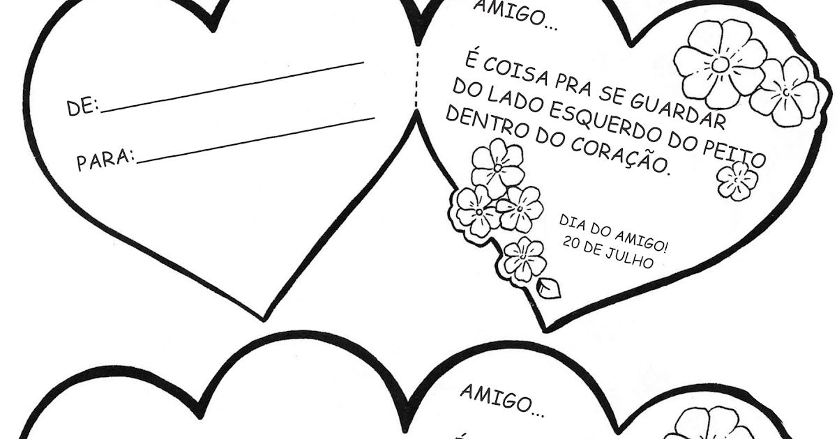 Cartões dia do amigo A Arte de Ensinar e Aprender Cartões dia do amigo A Arte de Ensinar e Aprender