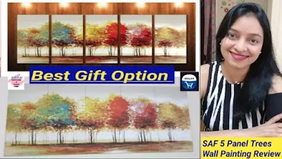 saf 5 panel wall painting amazon review, amazon wall paintings india, amazon wall decor