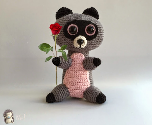 mapache amigurumi