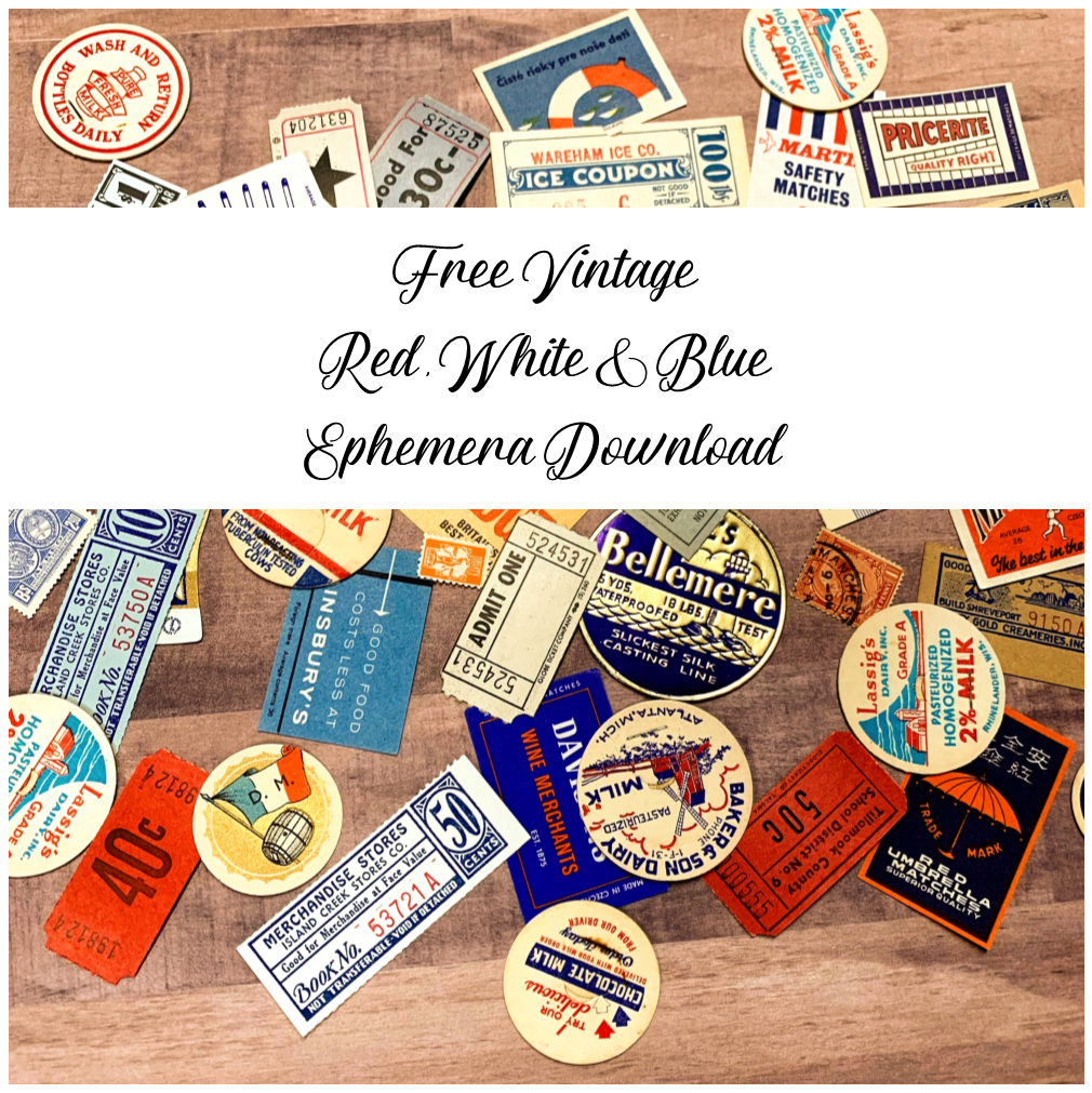 SewPaperPaint: Free Printable Vintage Americana Ephemera Image Downloads