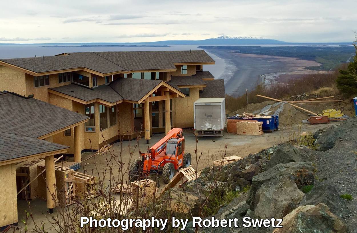 Million Dollar Homes on Bluffs overlooking Anchorage Al