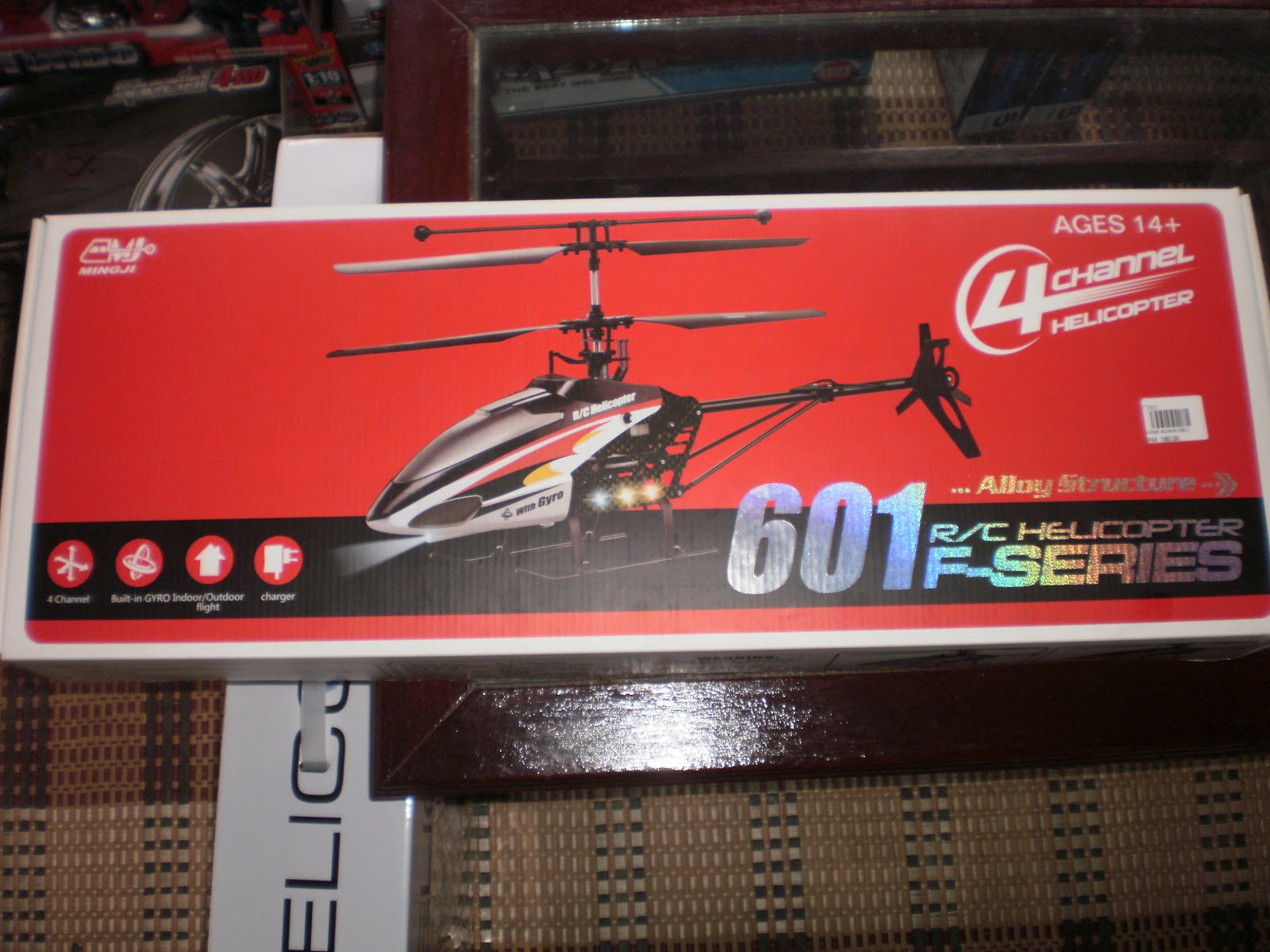 RZ Toys Collection RC 4Ch Helicopter Model 601 FSeries