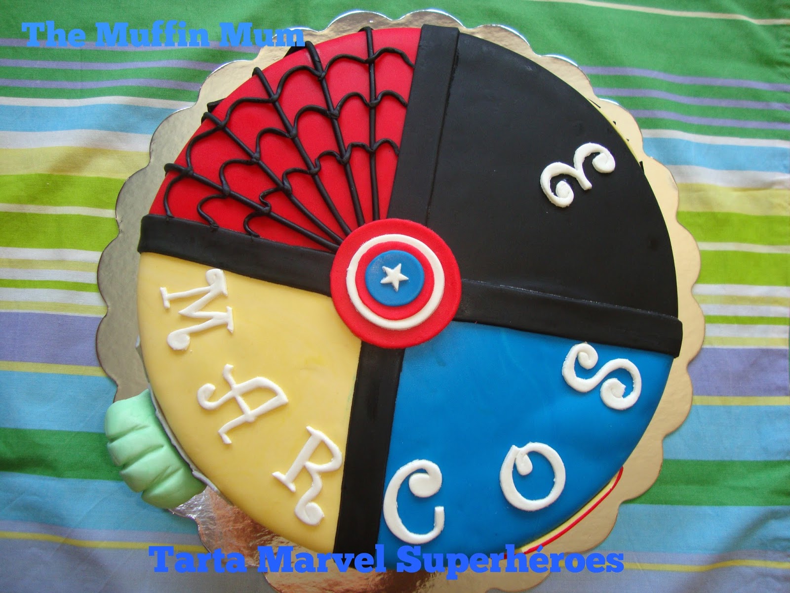 The Muffin Mum Tarta Marvel Superhéroes