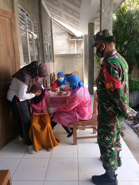 Babinsa  Pantau Pelaksanaan BIAS di SD N 2 Pandak