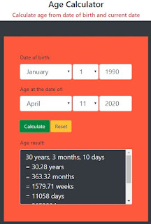 DATE OF BIRTH Age Calculator Using JavaScript Beginner