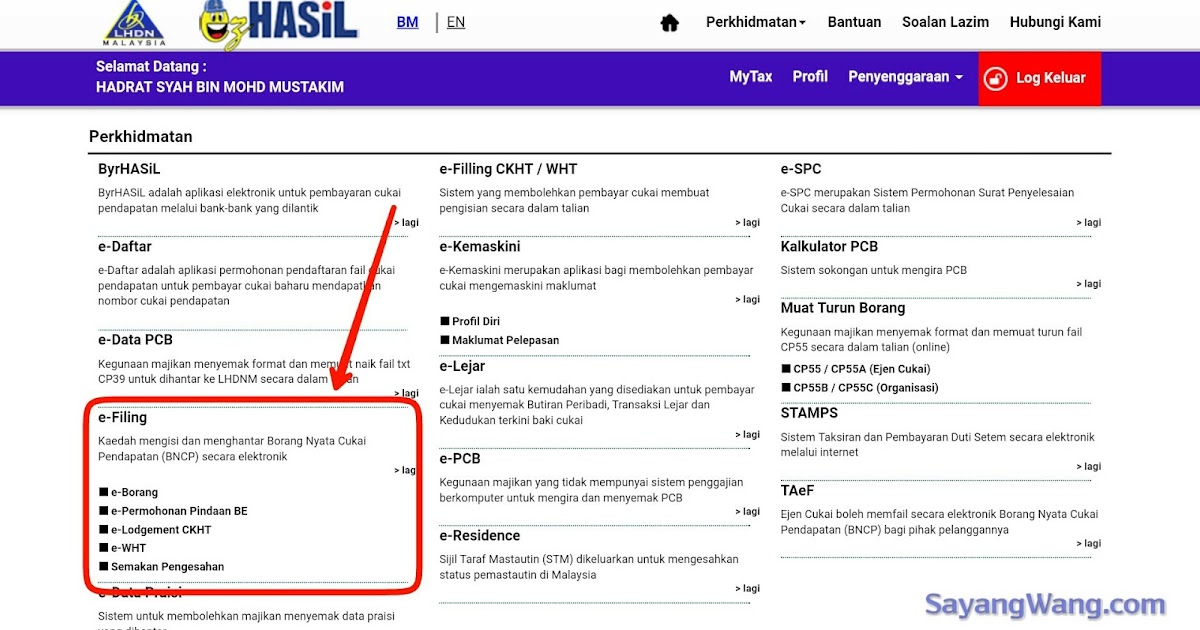 Surat Rayuan Ke Lhdn - contoh Core