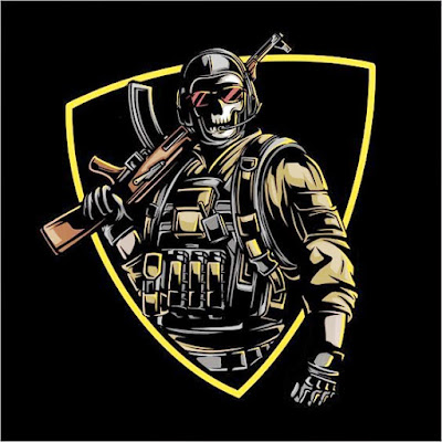 Mentahan logo squad PUBG kosongan