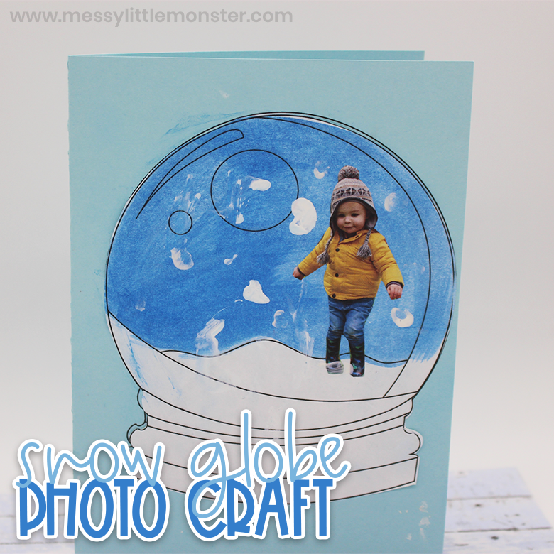 snow globe winter craft for kids