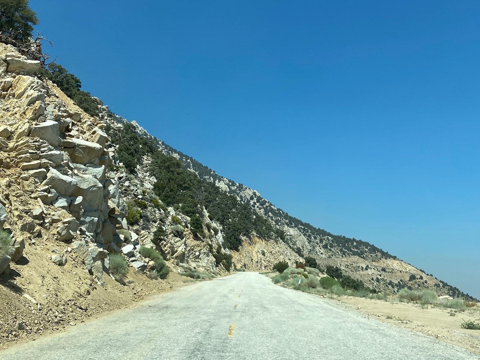 Horseshoe Meadows Road; former California State Route 190 and the