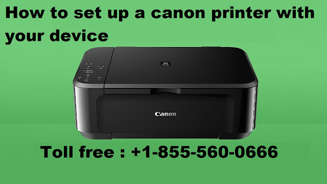 How to set up a canon printer with your device