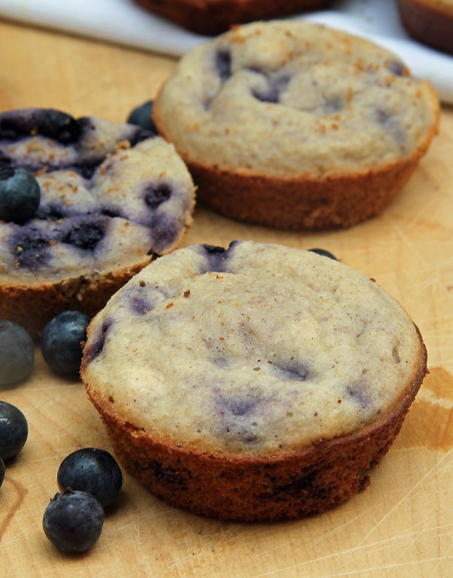 Mix it Up Oat Flour Blueberry Muffins + Some Info on Oat Flour