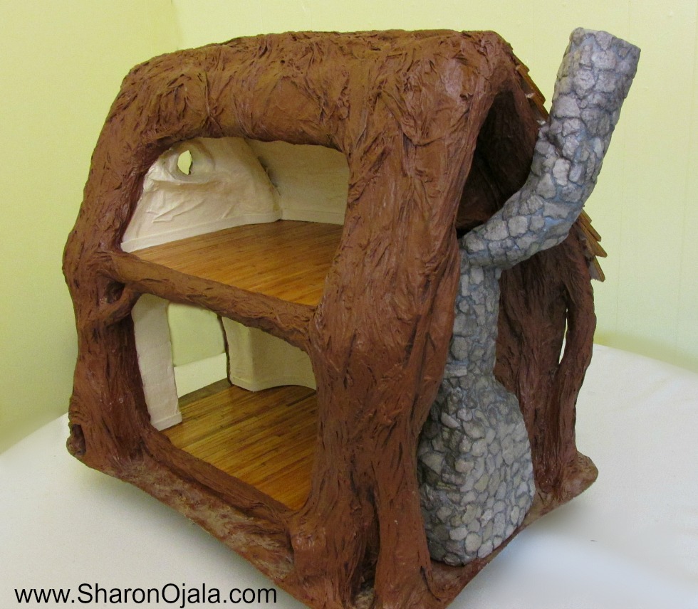 Dollhouse Reno Part Five Egg Carton Stones