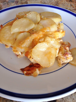 Cheese, Potatoes,Ham