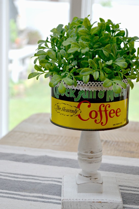 Repurpose a Vintage Coffee Can
