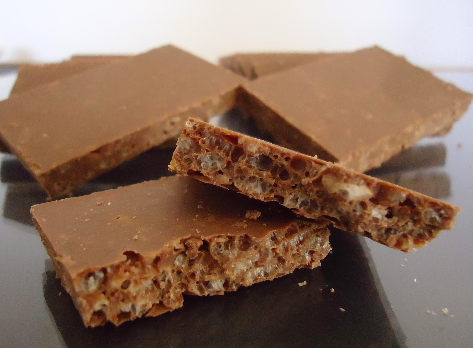 Recette Feuilletine : Minicuisine: Barres Chocolat, Riz Soufflé Et Feuilletine