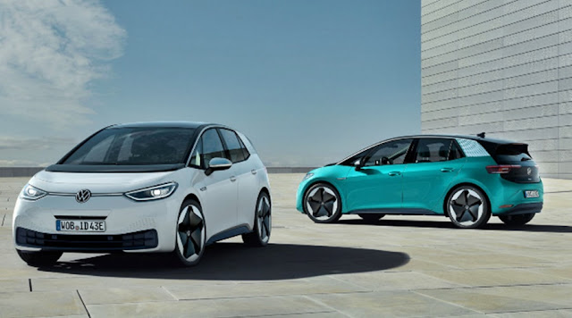 Volkswagen  triplica las entregas de autos totalmente eléctricos en 2020