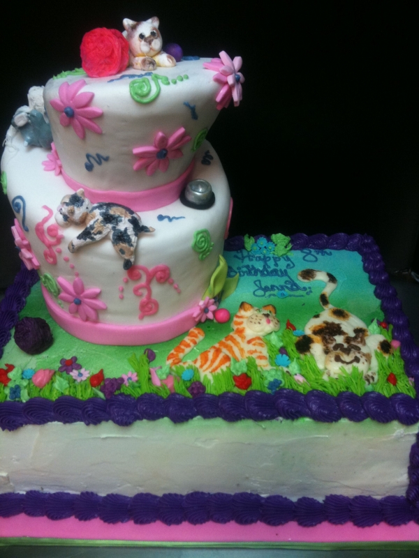 Themed Cakes, Birthday Cakes, Wedding Cakes: Cat Themed Cakes