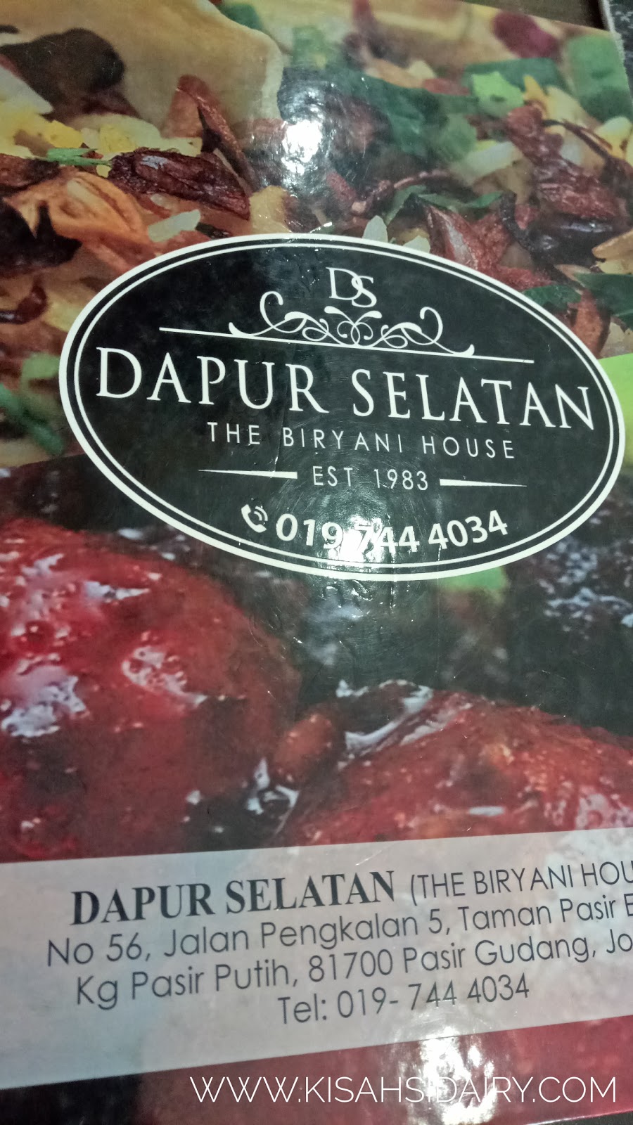 Dapur Selatan Pasir Gudang Desainrumahid Lunch Di Dapur Selatan The Beryani House Pasir Gudang Kisahsidairy