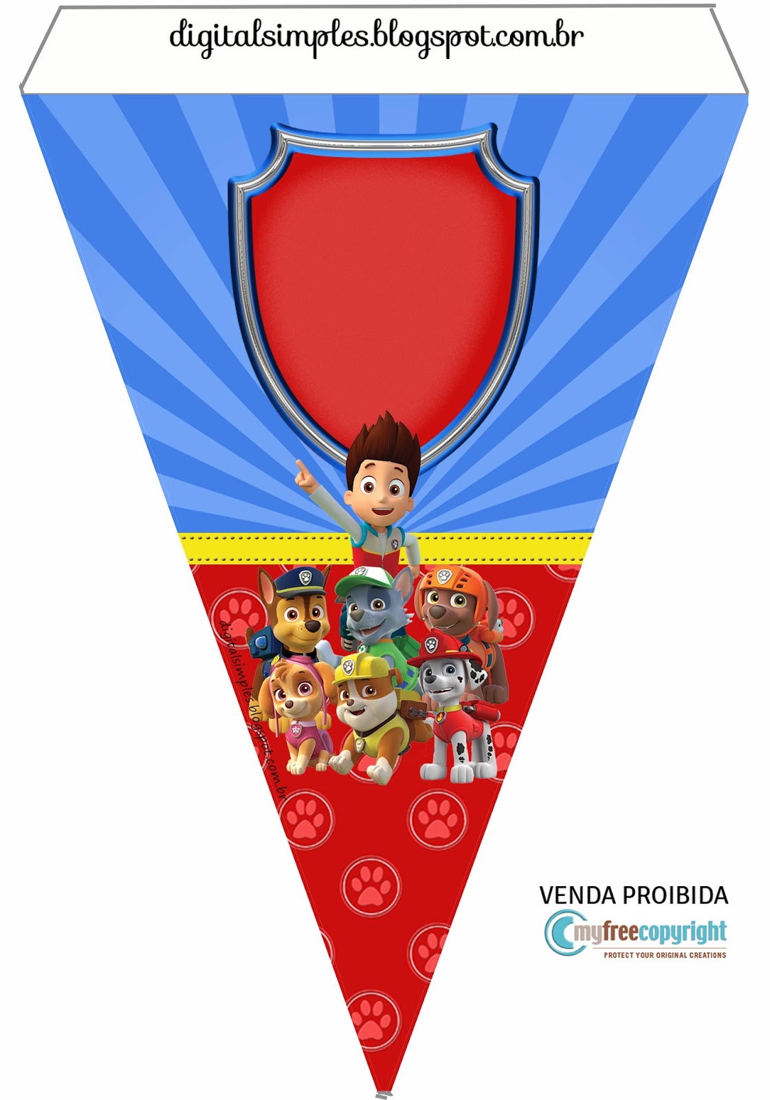 Paw Patrol Birthday Party: Free Party Printables. - Oh My Fiesta! in ...