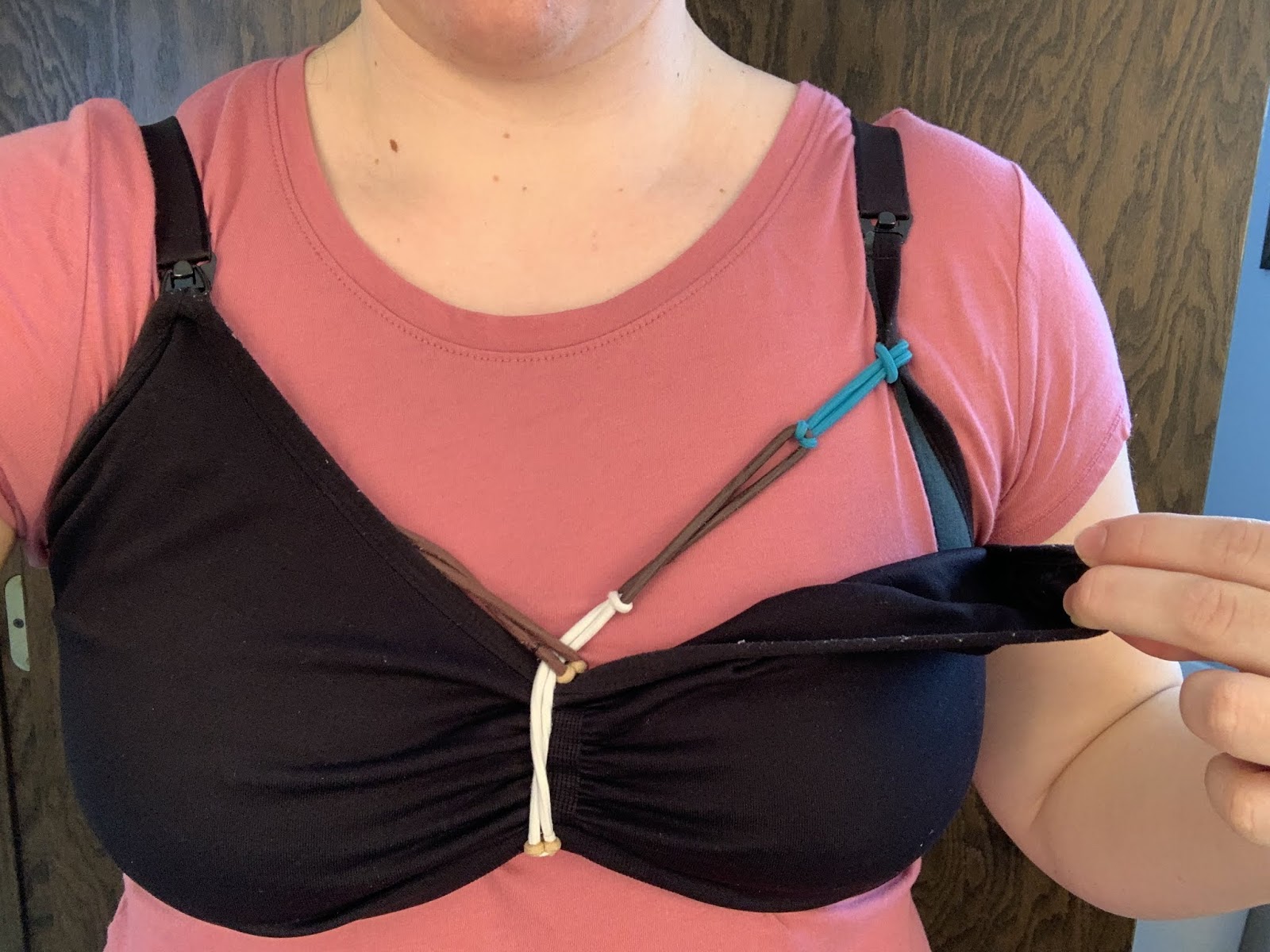 Catch up with Kaitlin Hands Free Pumping Bra Hack