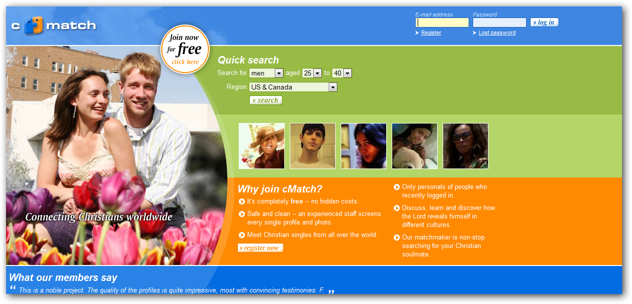 Christian online dating site
