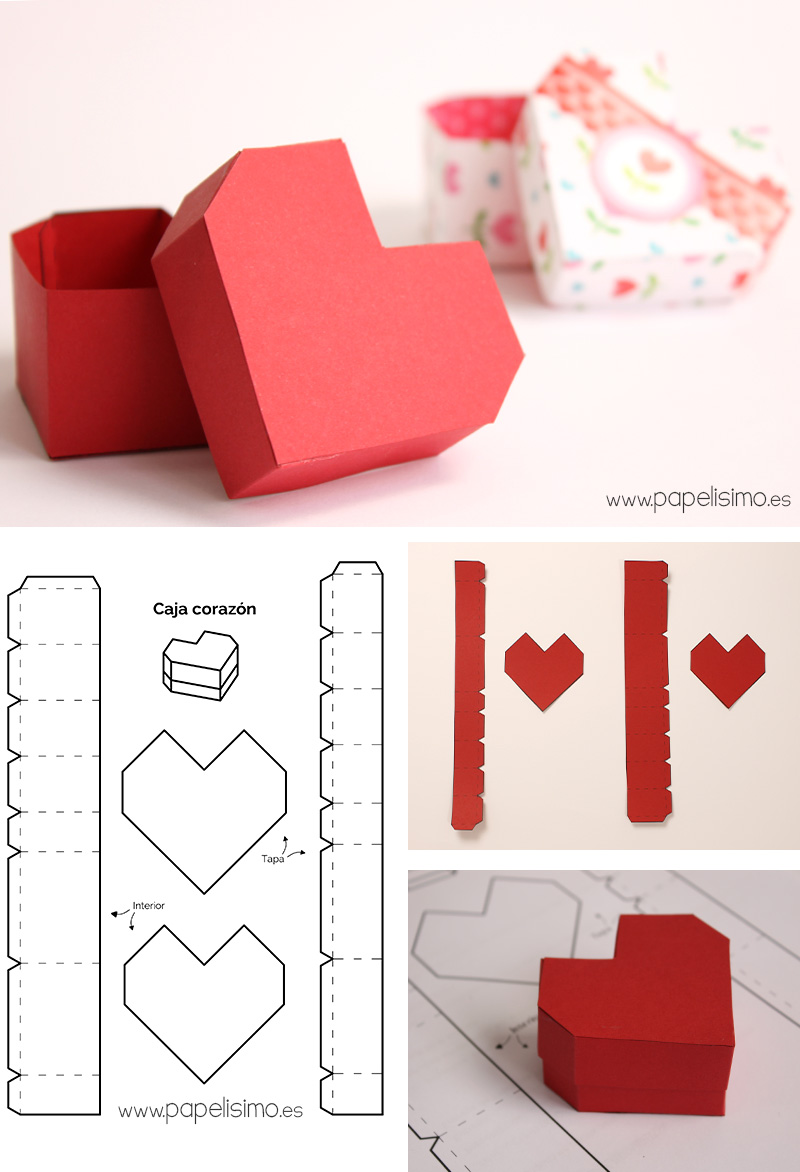3 juegos de cajas en forma de corazón para el día de San Valentín para  flores, cajas de regalo del día de la madre, embalaje con tapas de ventana