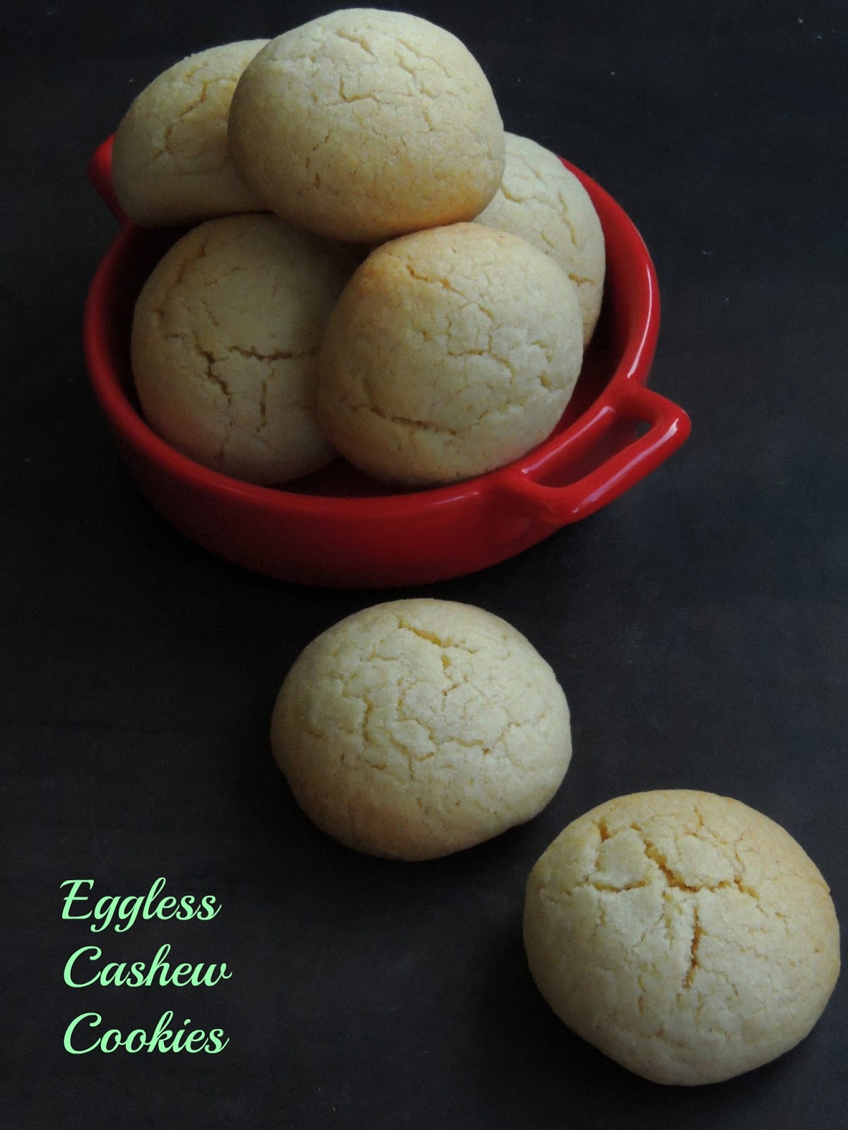 Eggless Cashew Nut Butter Cookies Cook N Click