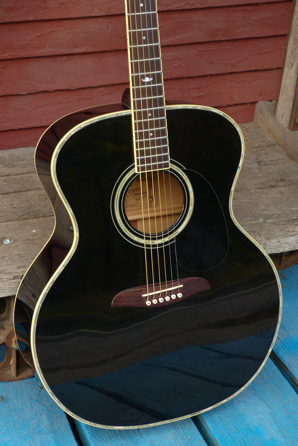 1995 AlvarezYairi JY10BK Jumbo Flattop Guitar