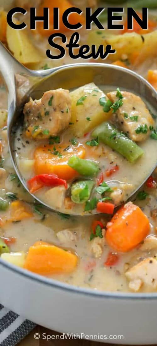 Chicken Stew Soup - Moms Cooking