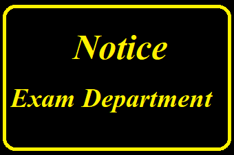 Notice on Examinations In June - Exam Department