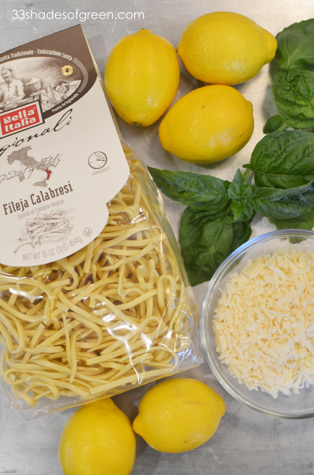 33 Shades of Green Spaghetti with Lemon & Olive Oil