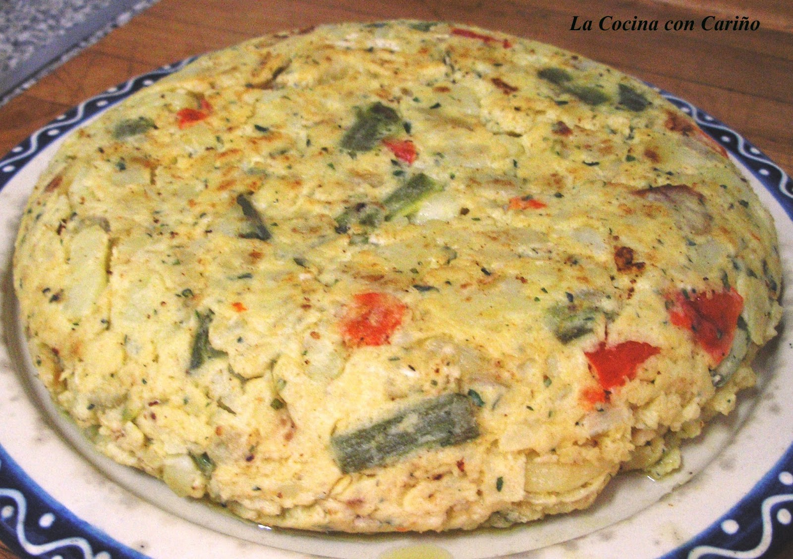 TORTILLA DE PATATAS Y VERDURAS