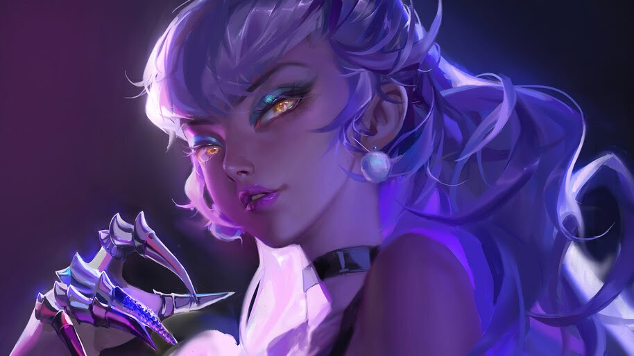 #3.3205, Evelynn, League of Legends, 4K Wallpaper