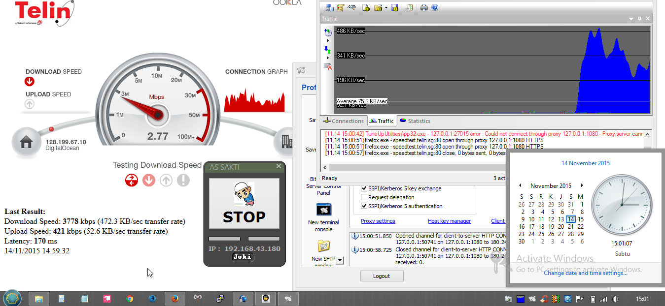 Inject Telkomsel 15 november 2015, Inject Telkomsel 16 September 2015