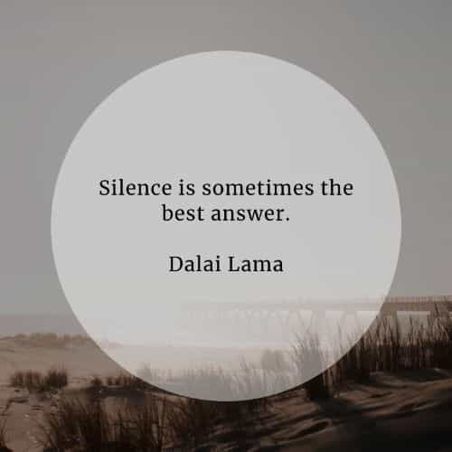 Silence meaning