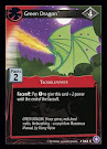 My Little Pony Green Dragon The Crystal Games CCG Card