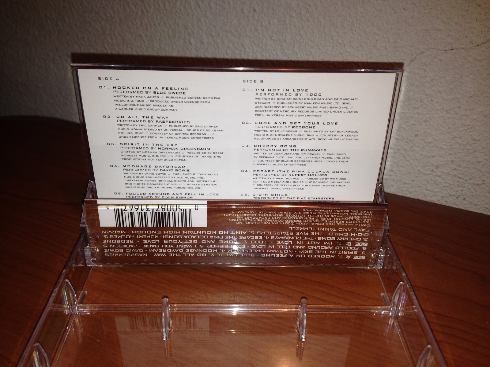 lomadu Collection Guardians of the Galaxy Awesome Mix Vol 1 Cassette (HMV Exclusive) [UK]