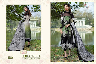 Shree fab Asifa Nabeel lawn Collection pakistani Suits