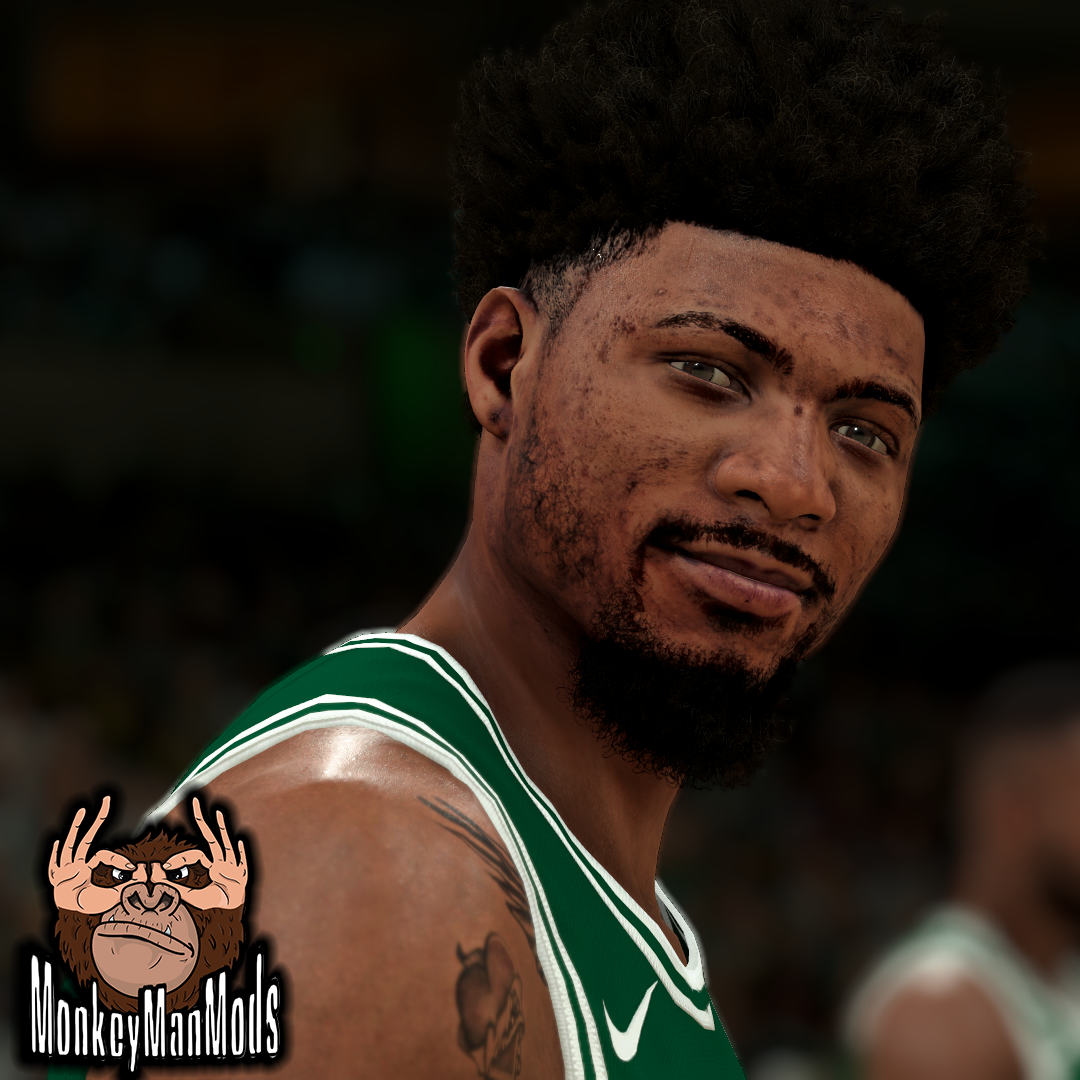 NBA 2K20 Marcus Smart Cyberface by MonkeyManJSV Shuajota
